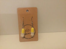 Load image into Gallery viewer, Funky pill shape earrings
