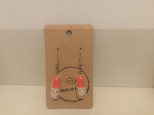 Load image into Gallery viewer, Funky pill shape earrings
