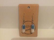 Load image into Gallery viewer, Funky pill shape earrings
