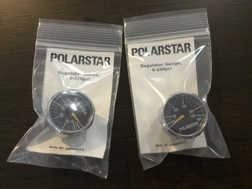 Polarstar Regulator Gauge, 0-220 PSI replacement part