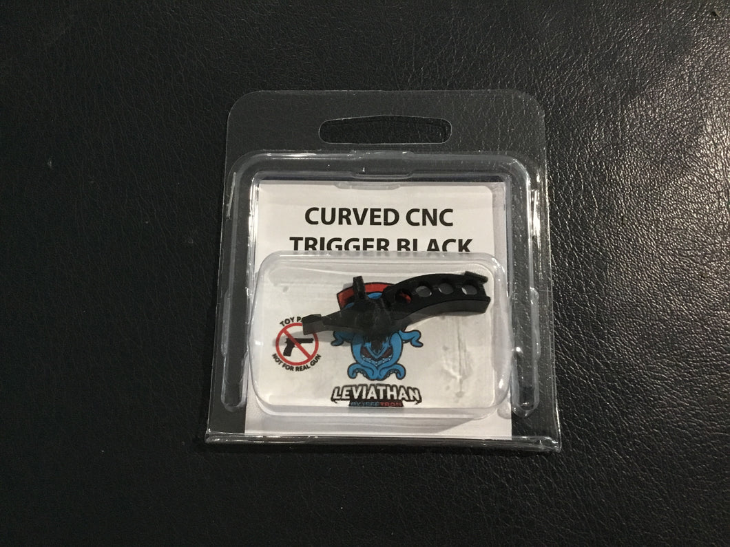 Curved CNC trigger